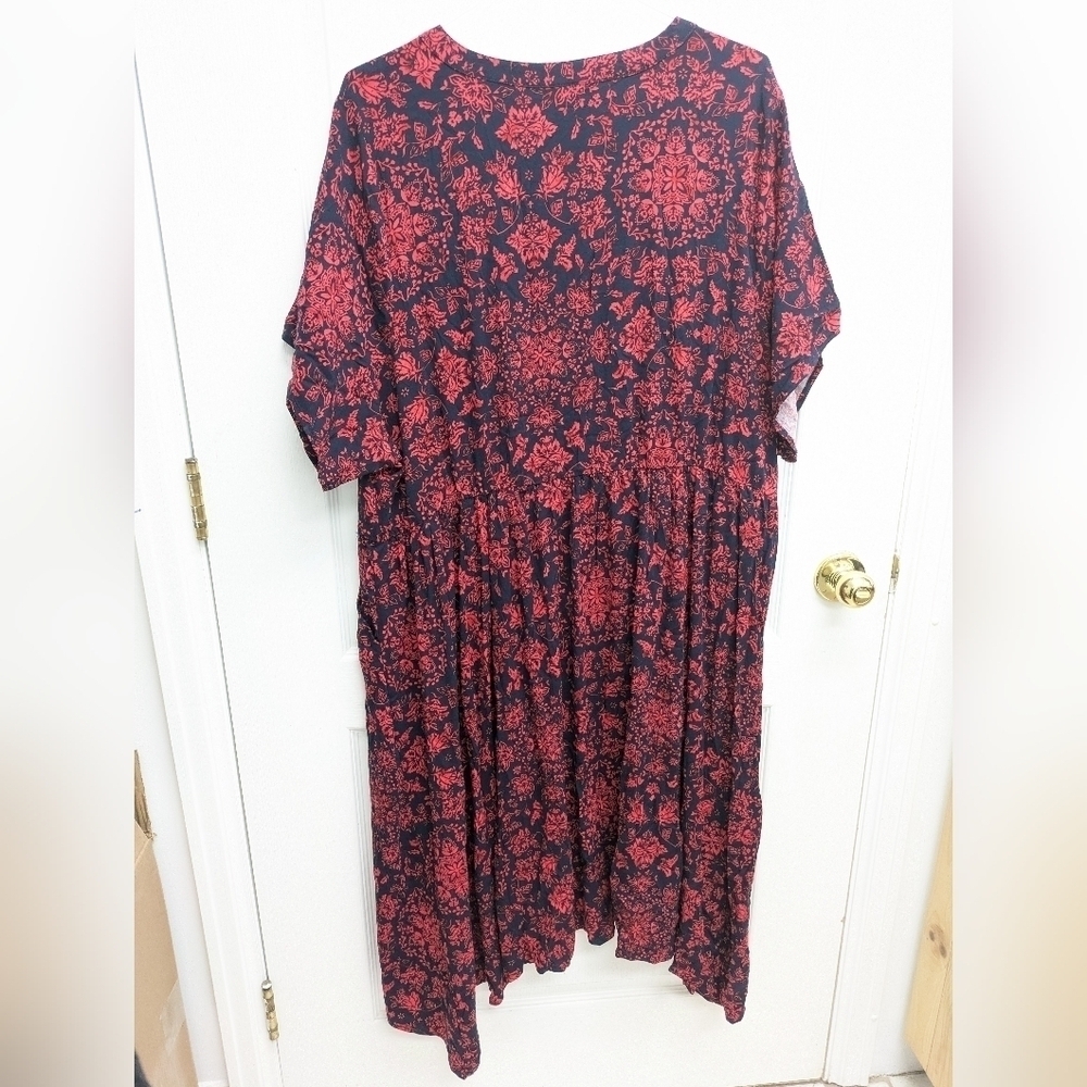 Torrid Midi Challis Shirt Dress size 5X - Picture 4 of 13